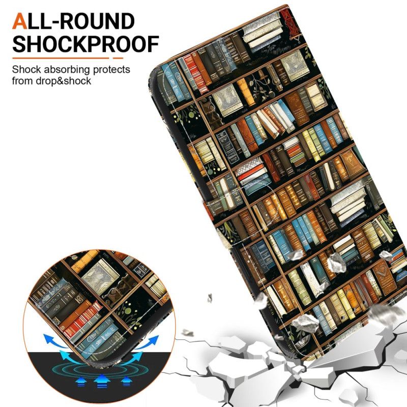 Folio Deksel Oneplus Nord 5 Bibliotek