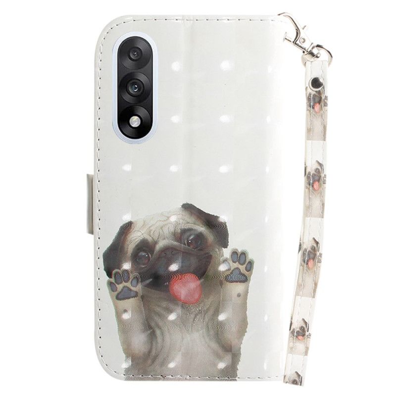 Folio Deksel Oneplus Nord 5 Mops Med Stropper Beskyttelse Deksel