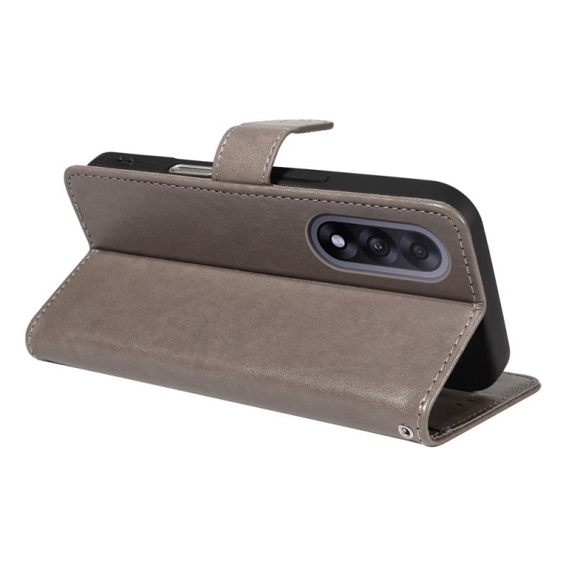 Lærdeksel Folio Deksel Oneplus Nord 5 Katt Og Bie