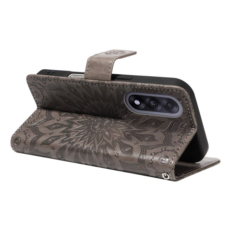 Lærdeksel Folio Deksel Oneplus Nord 5 Mobildeksel Mandala