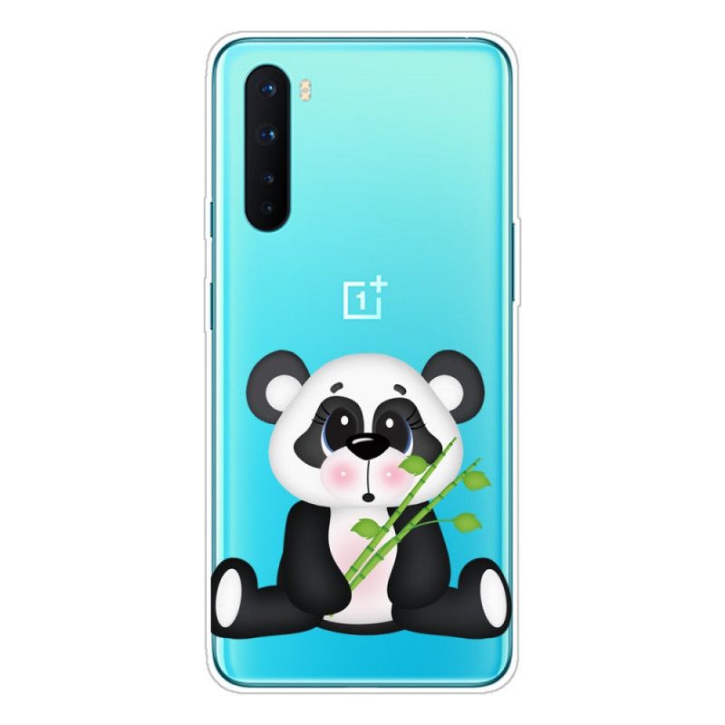 Deksel OnePlus Nord Gjennomsiktig Trist Panda