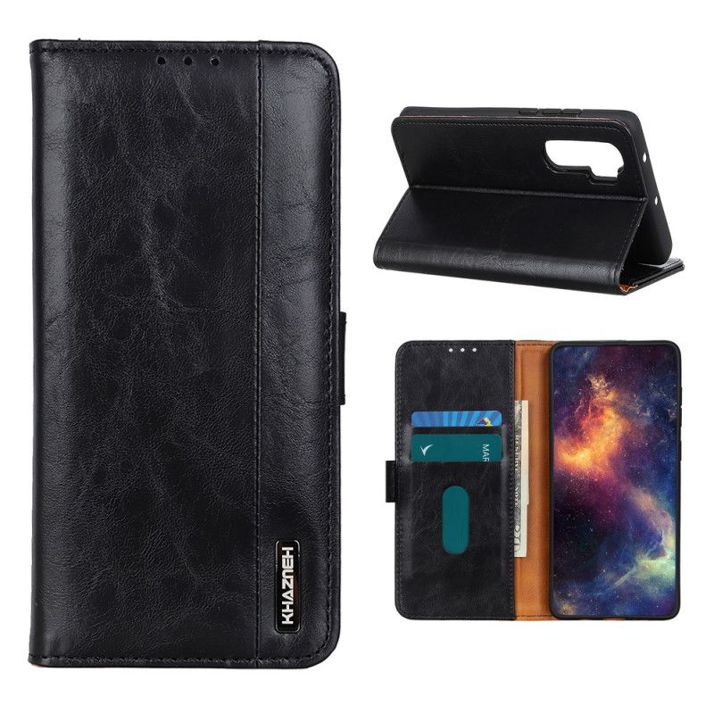 Folio Deksel for OnePlus Nord Svart Khazneh Eleganse Skinnstil