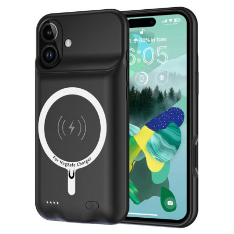 6000 Mah Eksternt Batterideksel Til iPhone 17 Magsafe