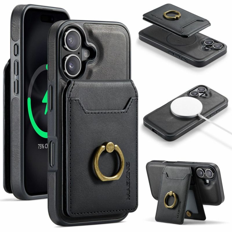 Deksel iPhone 17 Magsafe Med Rfid-kortholder Og Integrert Stativ