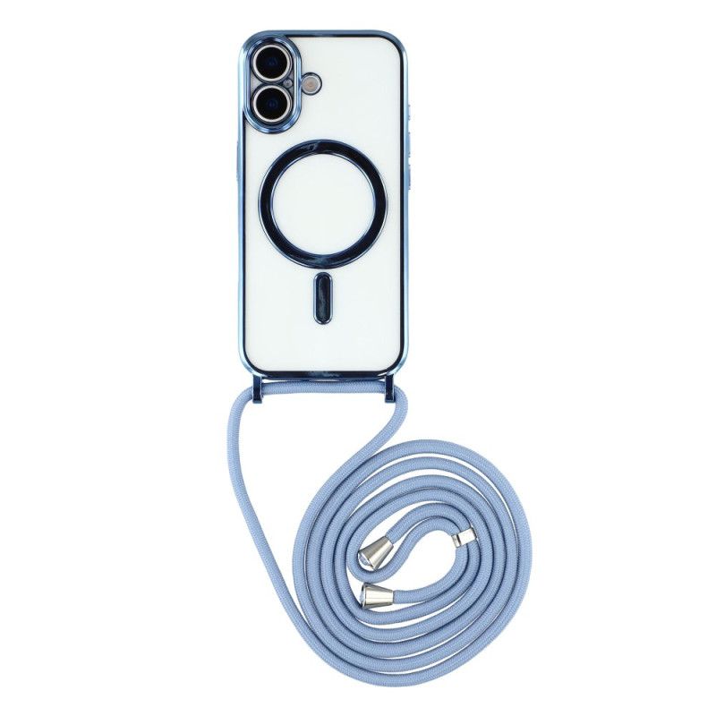 Deksel Til iPhone 17 Magsafe-kompatibelt Gjennomsiktig Deksel Med Ledning