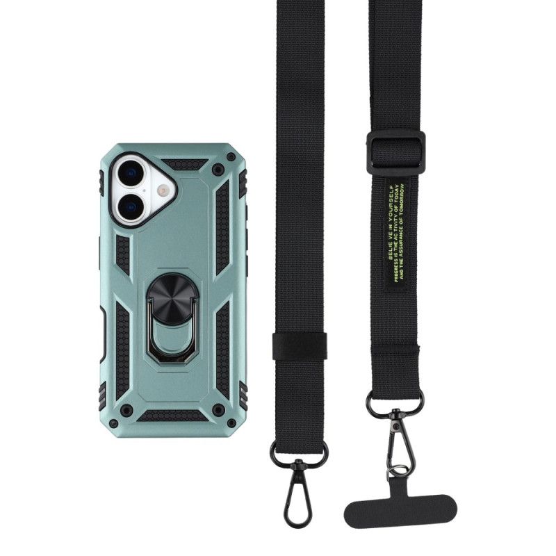 Deksel Til iPhone 17 Militærbeskyttelse Med Skulderstropp