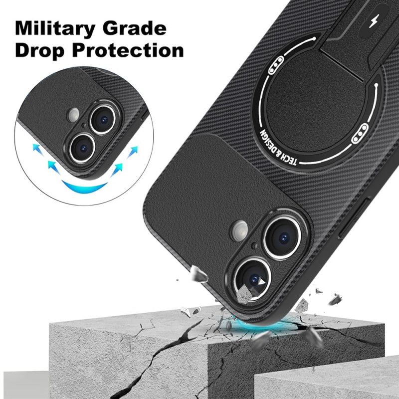 Deksel Til iPhone 17 Ultraslitesterk Med Innebygd Stativ