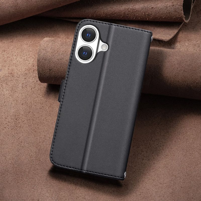 Lærdeksel Folio Deksel iPhone 17 Mobildeksel Premium Design