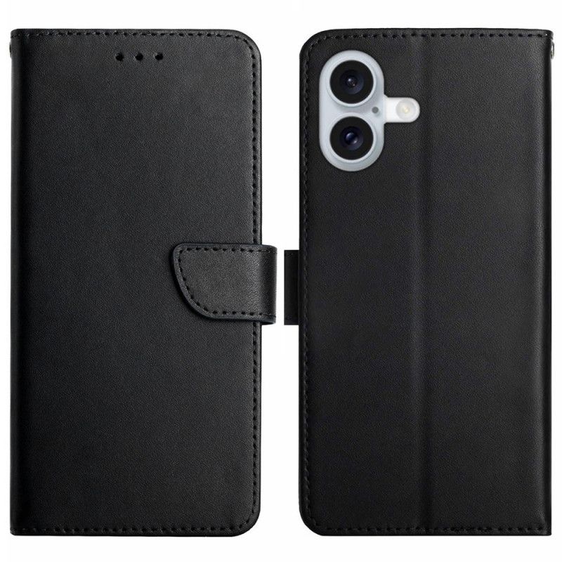 Lærdeksel Folio Deksel iPhone 17 Mobildeksel Premium Skinn