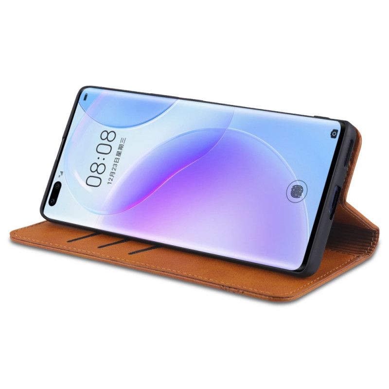 Folio Deksel Til Huawei Nova 9 Pro / Honor 50 Pro Azns Skinnstil