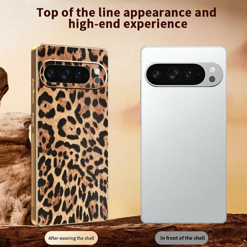Case Etui Google Pixel 10 Pro Xl Mobildeksel Leopardmønster