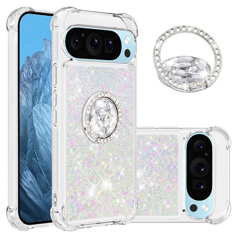 Deksel Google Pixel 10 Pro Xl Mobildeksel Glitter Med Ringholder