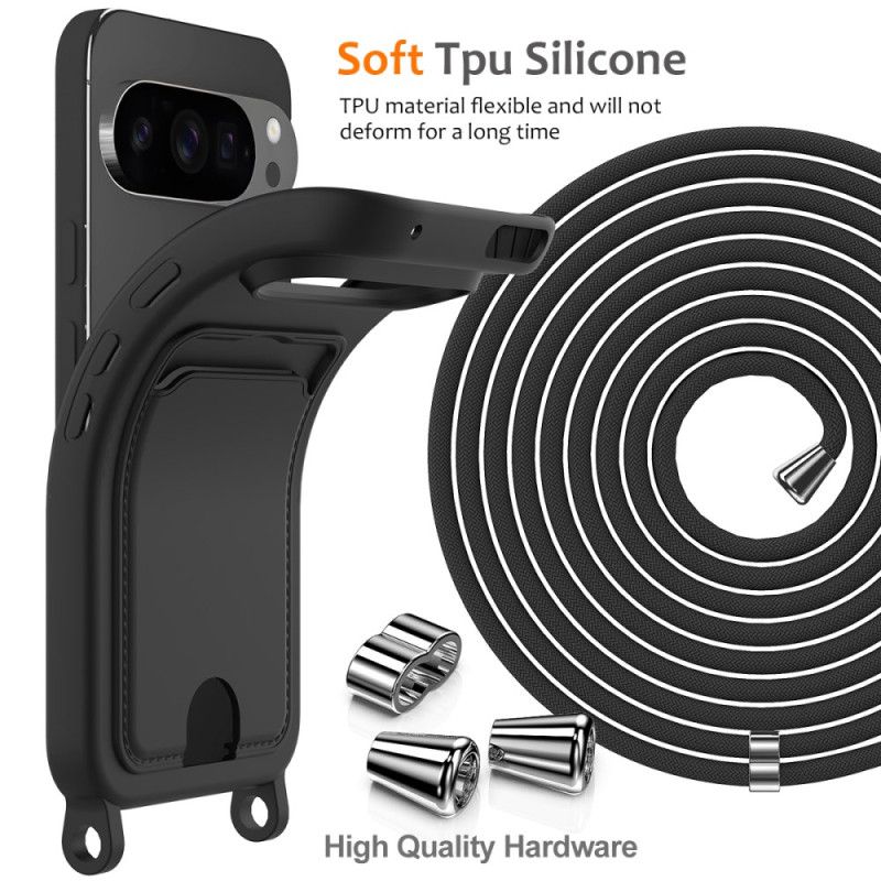 Deksel Google Pixel 10 Pro Xl Silikon Med Kortholder Beskyttelse Deksel