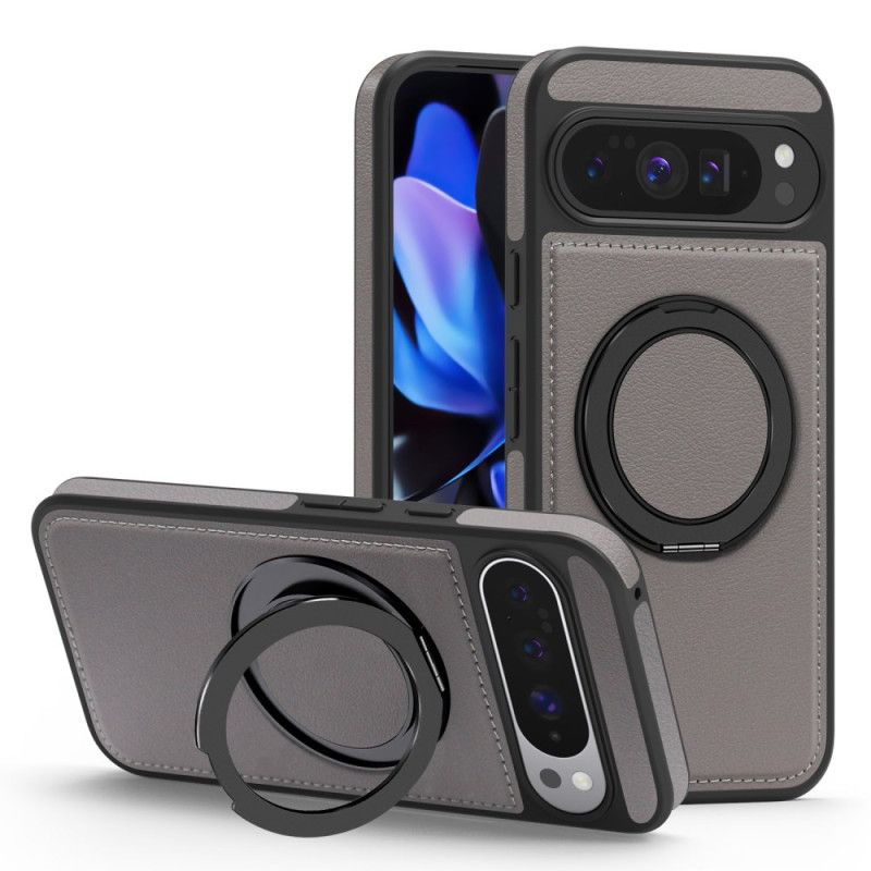 Deksel Til Google Pixel 10 Pro Xl Magsafe-kompatibel Ringholder I Semsket Skinneffekt