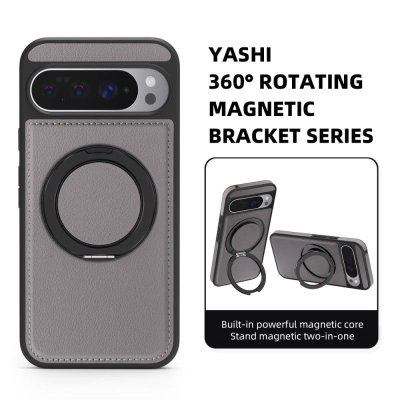 Deksel Til Google Pixel 10 Pro Xl Magsafe-kompatibel Ringholder I Semsket Skinneffekt