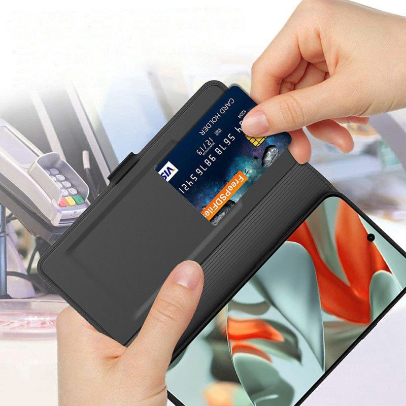 Folio Deksel Google Pixel 10 Pro Xl Kortholder Og Speil