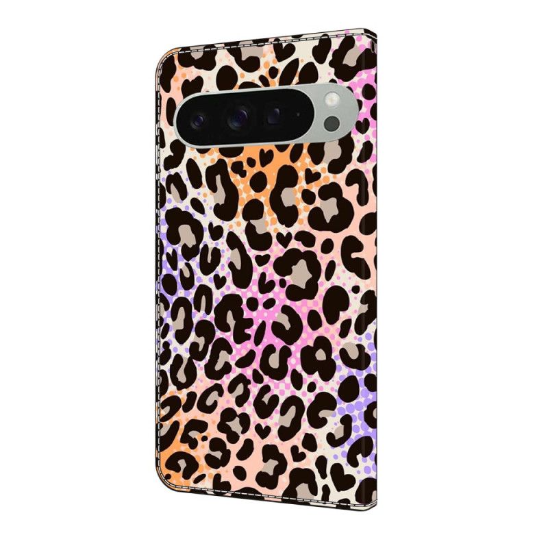 Folio Deksel Google Pixel 10 Pro Xl Leopardtrykk Beskyttelse Deksel
