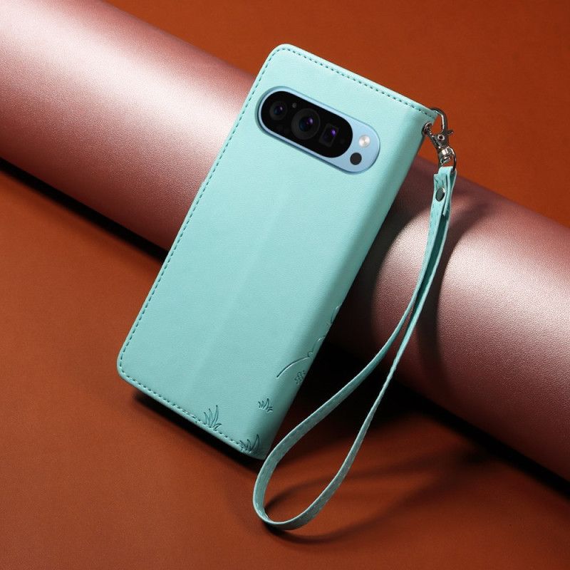 Folio Deksel Google Pixel 10 Pro Xl Rfid-blokkering Og Hundemønster