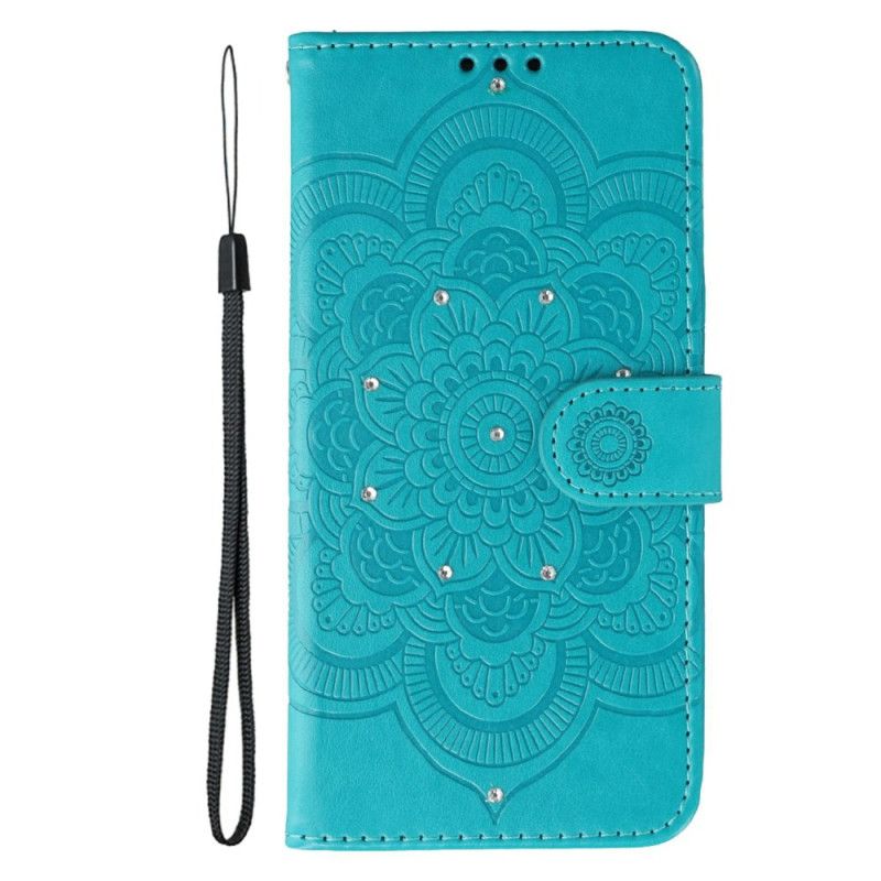 Folio Deksel Google Pixel 10 Pro Xl Rhinestone-mandala
