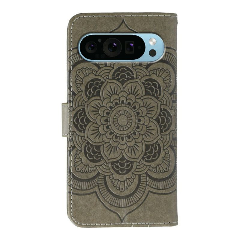 Folio Deksel Google Pixel 10 Pro Xl Rhinestone-mandala