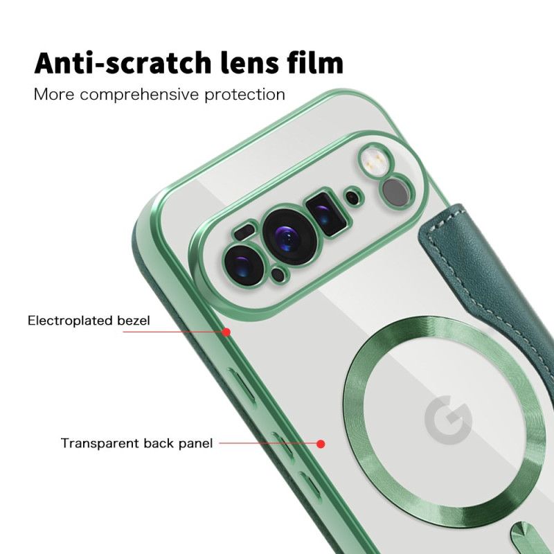 Folio Deksel Lær Google Pixel 10 Pro Xl Magsafe-kompatibel Med Rfid Blokkering