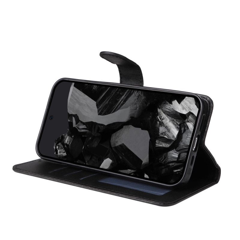 Folio Deksel Til Google Pixel 10 Pro Xl Ensfarget Kunstskinn