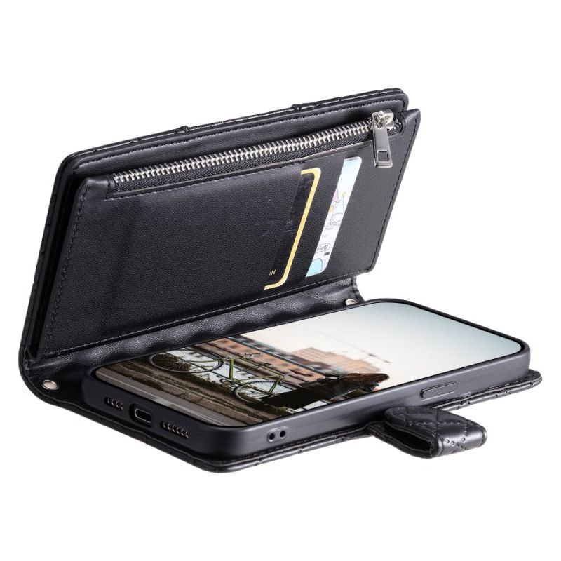 Folio Deksel Til Google Pixel 10 Pro Xl Vattert Stil Med Rem