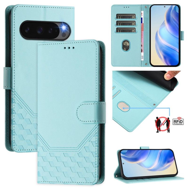 Lærdeksel Folio Deksel Google Pixel 10 Pro Xl Bikakedesign Med Stropp