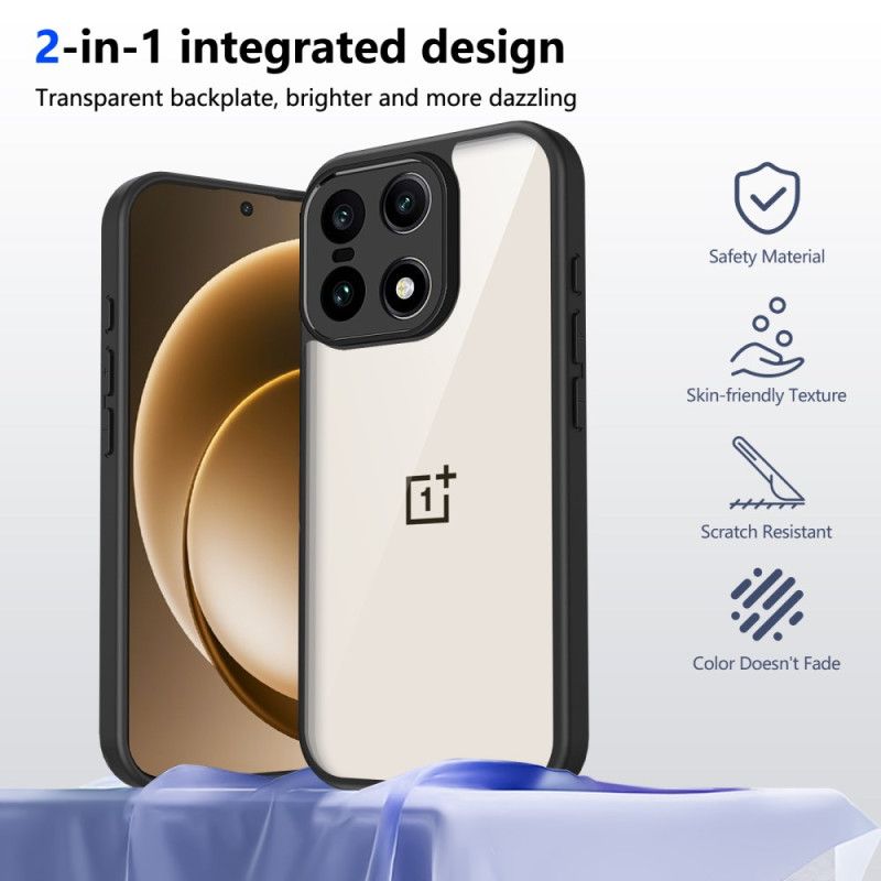 Deksel Oneplus 15 Hybrid Gjennomsiktig Design Beskyttelse Deksel