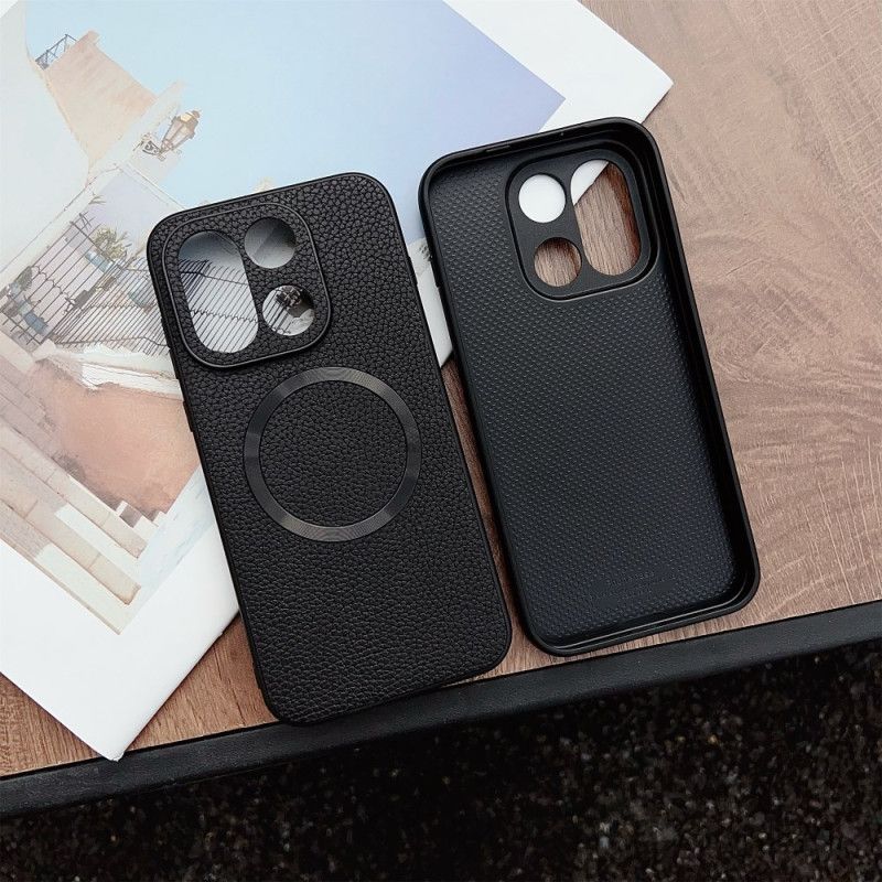 Deksel Oneplus 15 Mobildeksel Magsafe Litchi-tekstur