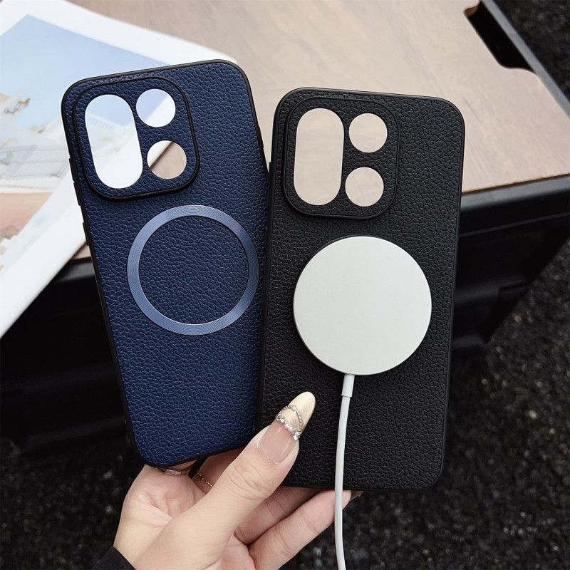 Deksel Oneplus 15 Mobildeksel Magsafe Litchi-tekstur