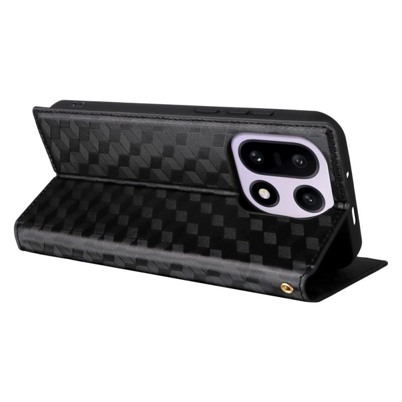 Folio Deksel Lær Oneplus 15 Diamantmønster