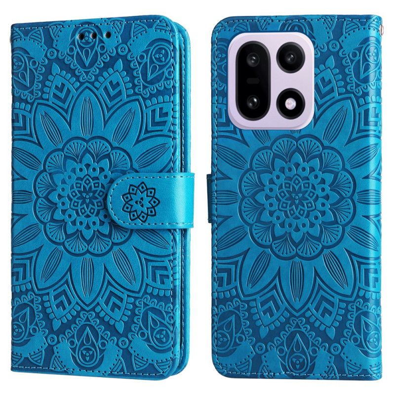 Folio Deksel Oneplus 15 Solsikkemønster