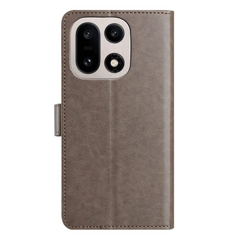 Lærdeksel Folio Deksel Oneplus 15 Mobildeksel Lommebok Med 8 Kortspor