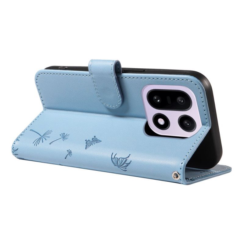 Lærdeksel Folio Deksel Oneplus 15 Mobildeksel Løvetannstropp