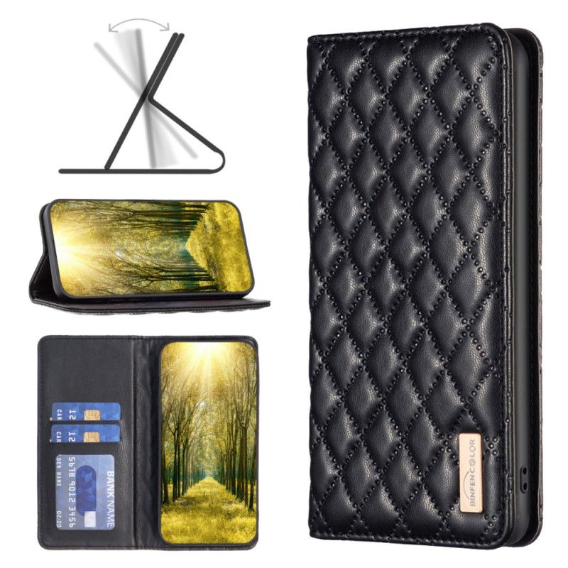 Folio Deksel Xiaomi Redmi Note 13 Pro 4g Vattert Binfen Farge