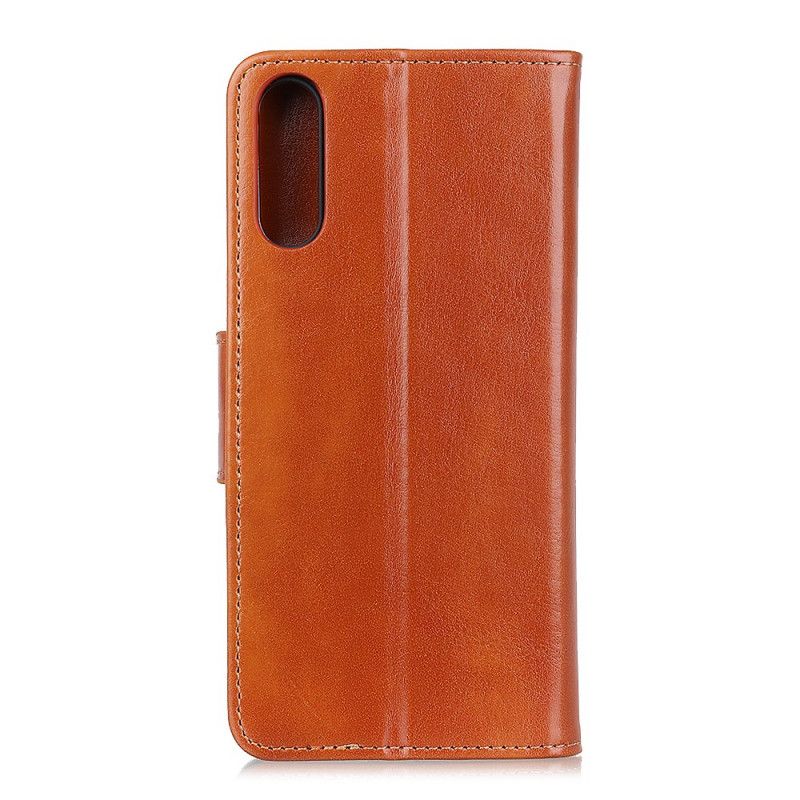 Folio Deksel for Sony Xperia L4 Svart Finessimitasjon