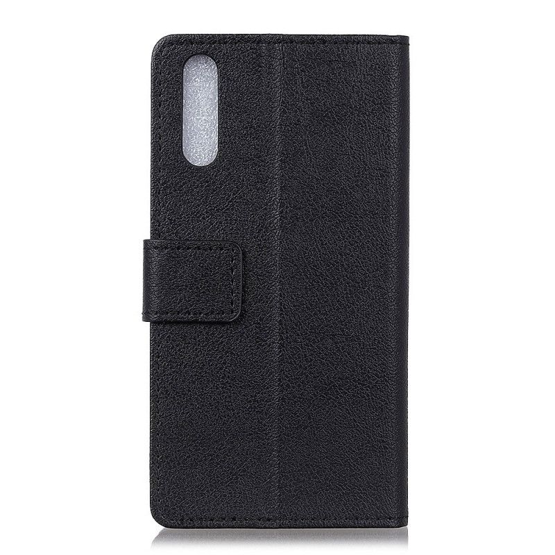 Folio Deksel Sony Xperia L4 Svart Klassisk Kunstlær