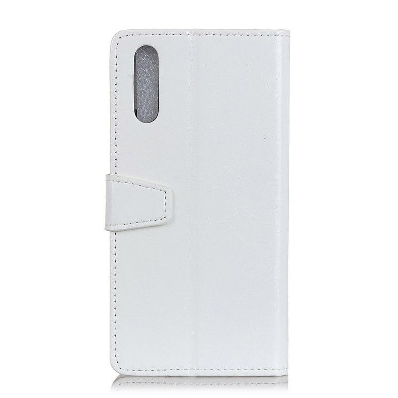 Folio Deksel Sony Xperia L4 Svart Klassisk Skinneffekt