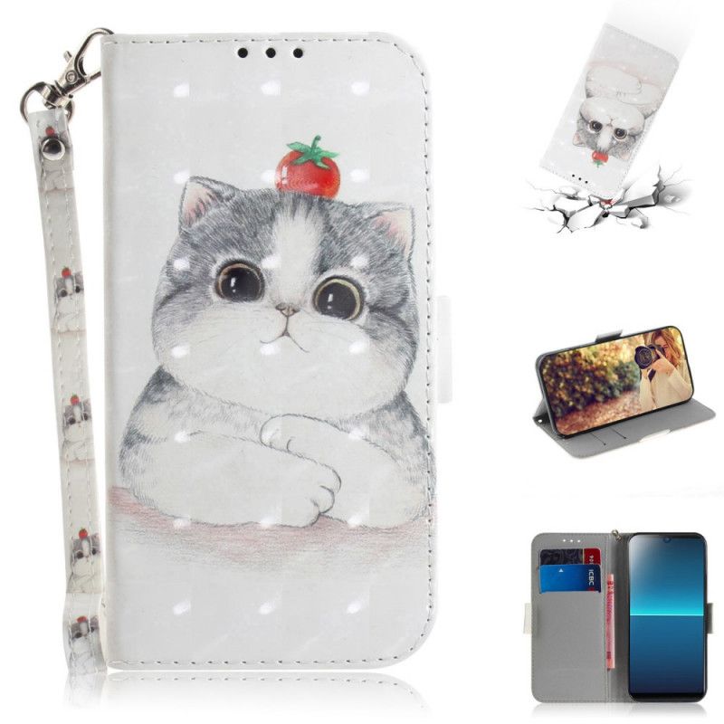 Folio Deksel Sony Xperia L4 Tomat På Tanga-Katten