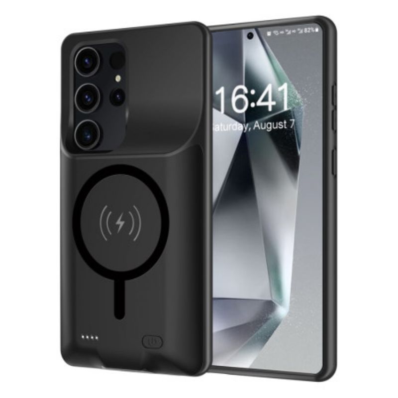 10000mah Batterideksel Til Samsung Galaxy S25 Ultra Ekstern Lader Med Magnetisk Feste