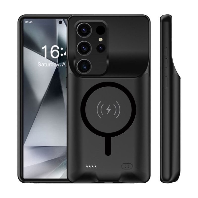 10000mah Batterideksel Til Samsung Galaxy S25 Ultra Ekstern Lader Med Magnetisk Feste