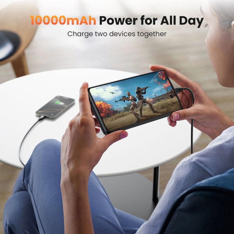 10000mah Batterideksel Til Samsung Galaxy S25 Ultra Lader Med Magnetisk Feste