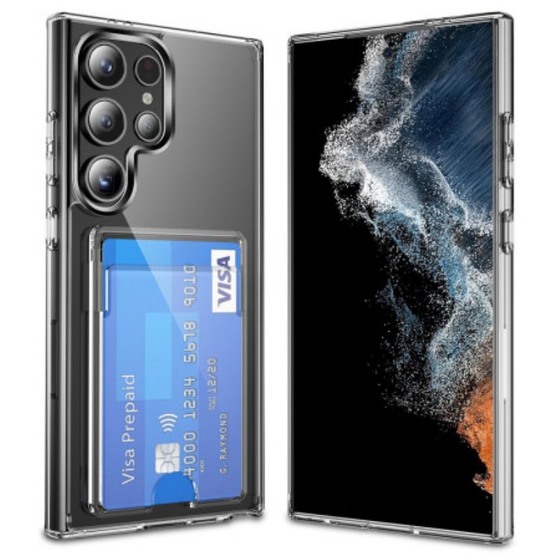Deksel Samsung Galaxy S25 Ultra 5g Gjennomsiktig Med Kortholder