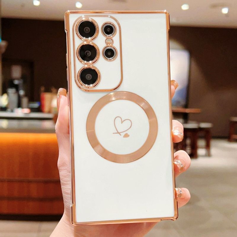 Deksel Samsung Galaxy S25 Ultra 5g Kompatibel Med Tonet Magsafe Beskyttelse Deksel