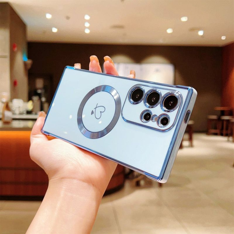 Deksel Samsung Galaxy S25 Ultra 5g Kompatibel Med Tonet Magsafe Beskyttelse Deksel