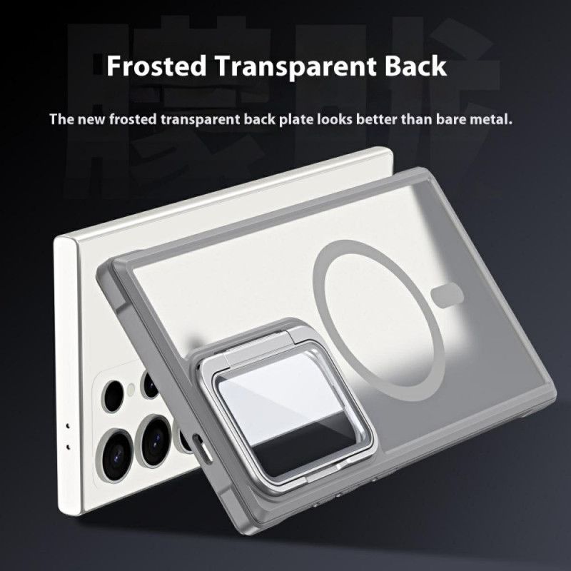 Deksel Samsung Galaxy S25 Ultra 5g Magsafe-kompatibel Matt Design Som Motstår Fingeravtrykk Og Stativ Beskyttelse Deksel