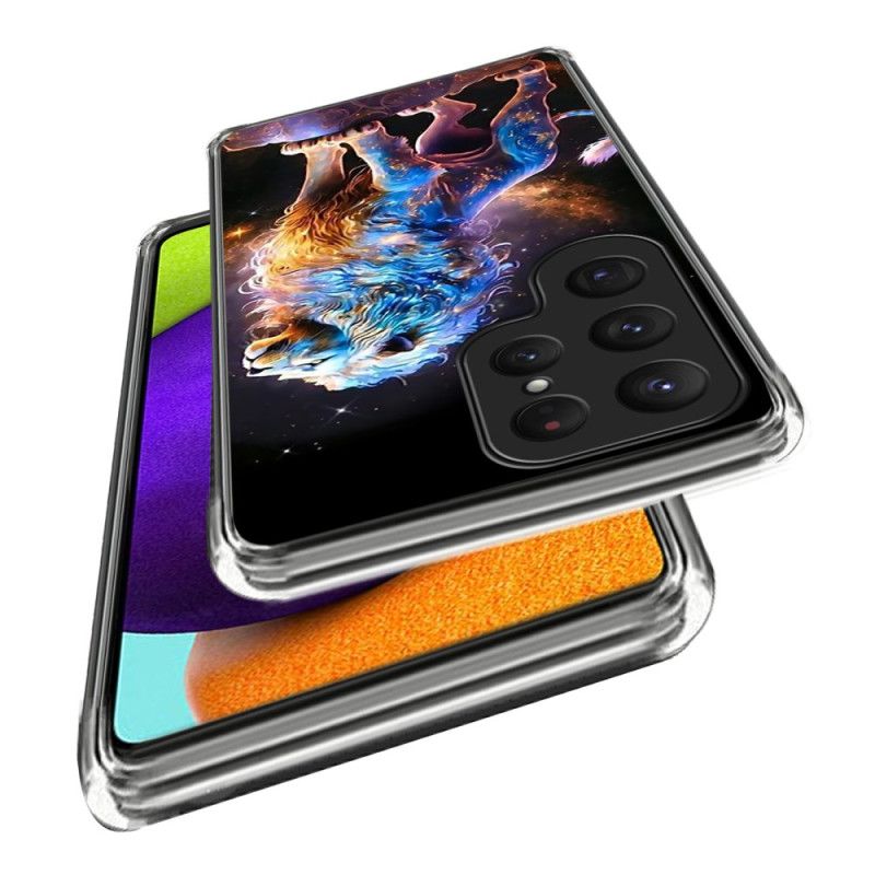 Deksel Samsung Galaxy S25 Ultra 5g Mobildeksel Fargerik Løve