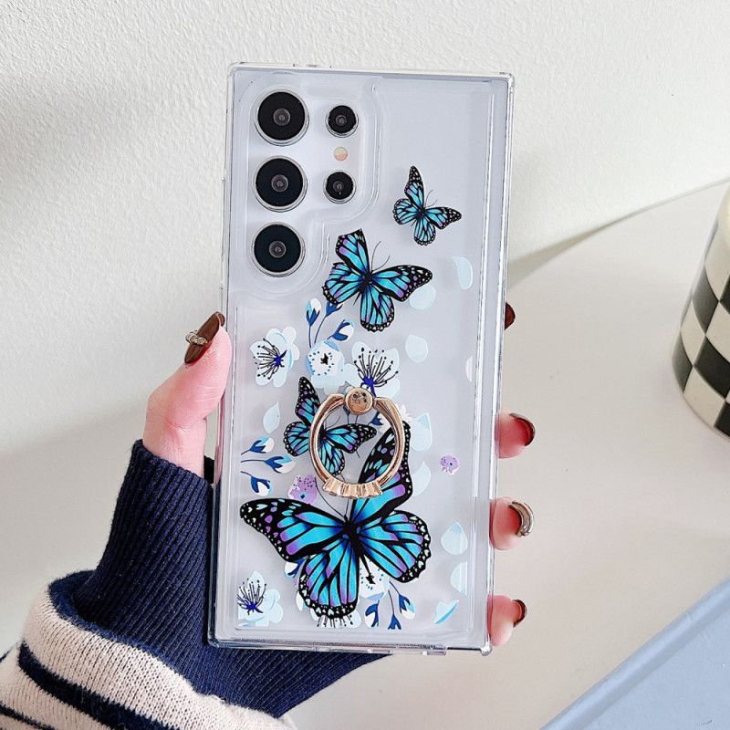 Deksel Samsung Galaxy S25 Ultra 5g Mobildeksel Mønstret Ringholder