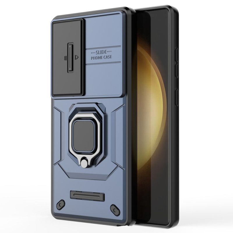 Deksel Samsung Galaxy S25 Ultra 5g Mobildeksel Slitesterk Ring Med Linsebeskytter